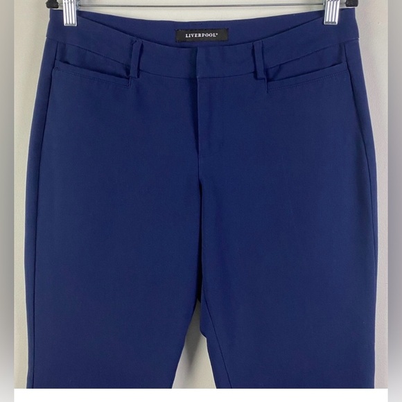 Liverpool Harper Bootcut Trouser Pants Womens 10/30 Maritime Blue - Picture 2 of 8